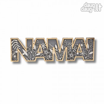 Užrašas "NAMAI" 38cm