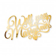 Veidrodinis užrašas piršlyboms "Will you marry me?" Veidrodinis užrašas piršlyboms "Will you marry me?"